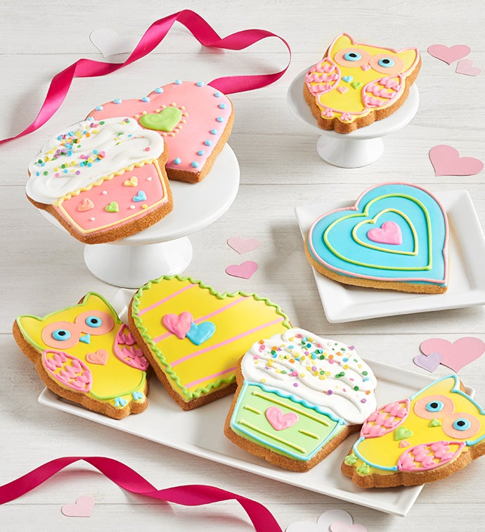 Character Valentine's Day Artisan Iced Cookies
